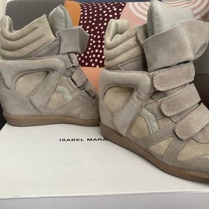 Isabel Marant Beckett Leather Sneaker